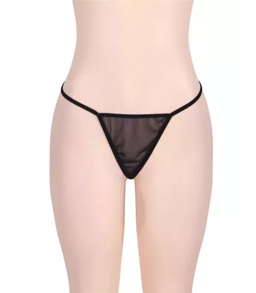 Camisón corto de encaje con escote en V