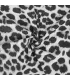 Babydoll leopardo con encaje floral | Loto Atelier