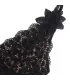 Babydoll leopardo con encaje floral | Loto Atelier