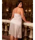 Camisón sexy con espalda descubierta