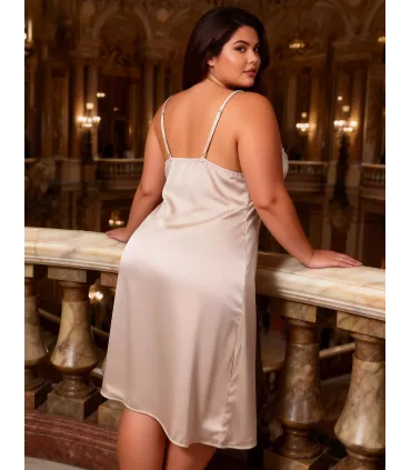 Camisón sexy con espalda descubierta
