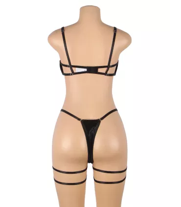 Conjunto de sujetador sexy con lazo