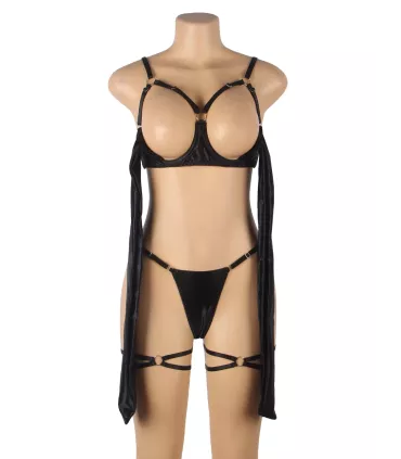 Conjunto de sujetador sexy con lazo