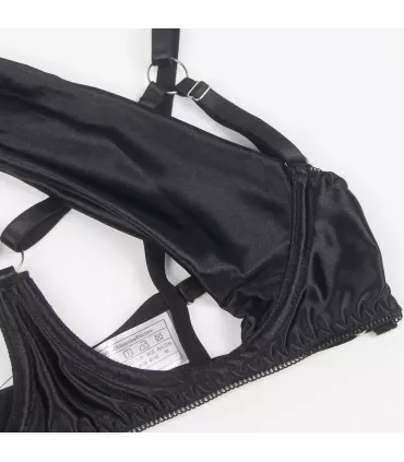 Conjunto de sujetador sexy con lazo