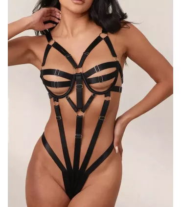 Body de bondage sexy ajustable