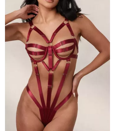 Body de bondage sexy ajustable