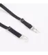 Conjunto de sujetador morado bordado