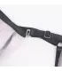 Conjunto de sujetador morado bordado