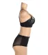 Conjunto de sujetador push-up de malla y encaje