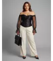 Corset Peonía con mangas largas