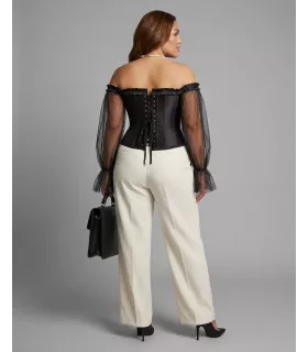 Corset Peonía con mangas largas