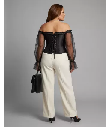 Corset Peonía con mangas largas | Loto Atelier