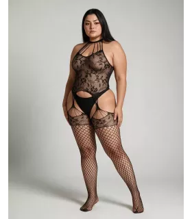 Bodystocking con estampado floral | Loto Atelier