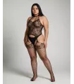 Bodystocking con estampado floral