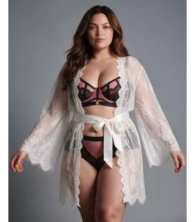 Bata Petunia corta de encaje | Loto Atelier