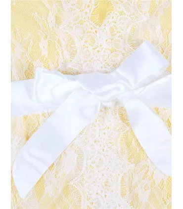 Bata Petunia corta de encaje | Loto Atelier
