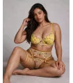 Conjunto Mimosa de bordado floral