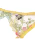 Conjunto Mimosa de bordado floral con ligas | Loto Atelier