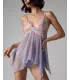 Babydoll floral abierto y vaporoso | Loto Atelier