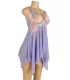 Babydoll floral abierto y vaporoso | Loto Atelier