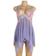 Babydoll floral abierto y vaporoso | Loto Atelier