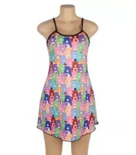 Print Suspender Home Wear Pajama 3