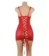 Sexy Mesh Strappy Lingerie With A Lace-Up Back 6