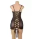 Sexy Mesh Strappy Lingerie With A Lace-Up Back 12