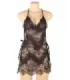 Sexy Lace Thin Halter Cross Transparent Sling Nightdress 10
