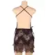 Sexy Lace Thin Halter Cross Transparent Sling Nightdress 12
