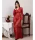 Sexy Red See-through V Neck Long Nightdress With Thong 1