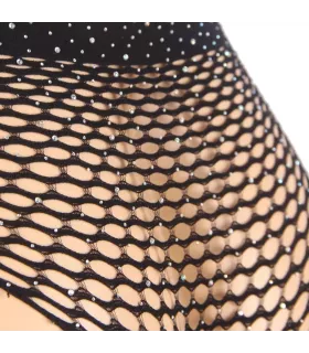 Conjunto de dos piezas de rejilla con pedrería
