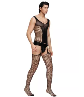 Bodystocking con aberturas llamativas