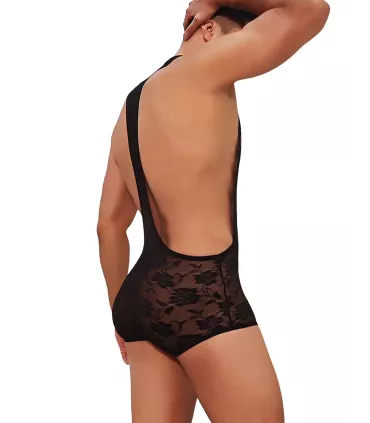 Traje de cuerpo de encaje | Loto Atelier