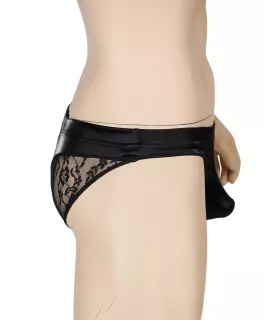 Tanga de encaje de serpiente